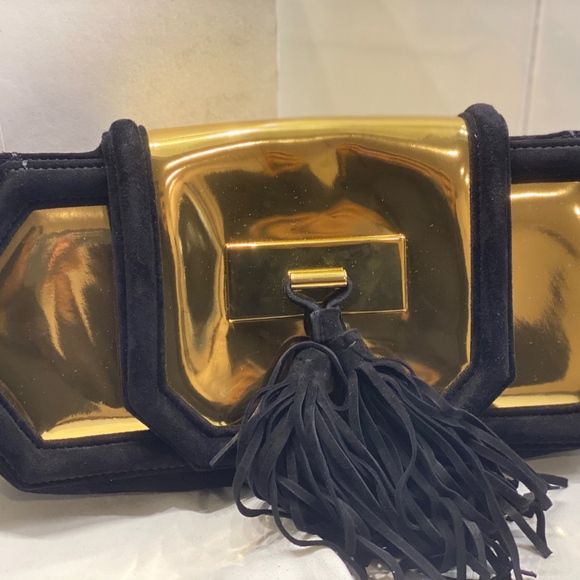 Balmain Killari Gold Clutch - Picture 2 of 8